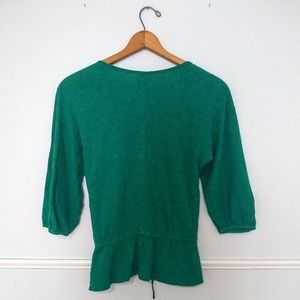 Anthropologie Tops - Anthropologie Deletta green cotton top EUC small Anthropologie Tops - Anthropologie Deletta green cotton top EUC small